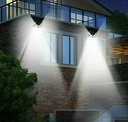 5 pcs 100 LED Solar Power Wall Light Motion Sensor Waterproof Outdoor Garden Lamp