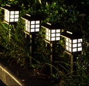 8pcs Led Solar Pathway Lights Waterproof Outdoor Solar Lamp for Garden/Landscape/Yard/Patio/Driveway/Walkway Lighting