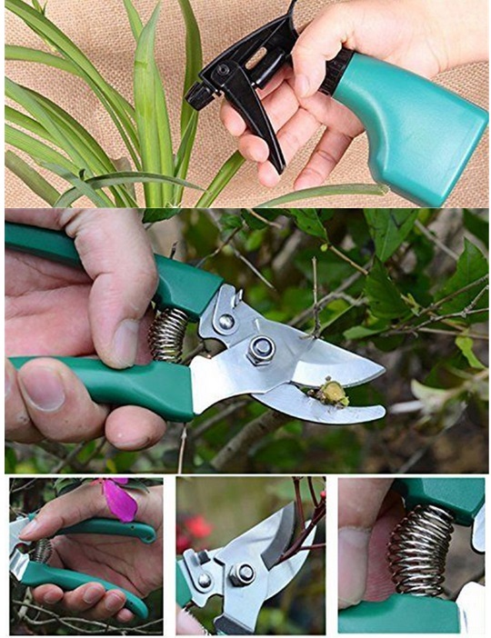 10 pcs Garden Tools Case Anti-rust Lightweight Garden Tool Set
