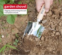 Garden Shovel Rake Spade Set Wooden Handle for Flowers Potted Outdoor Planting Household Plant Garden Tools