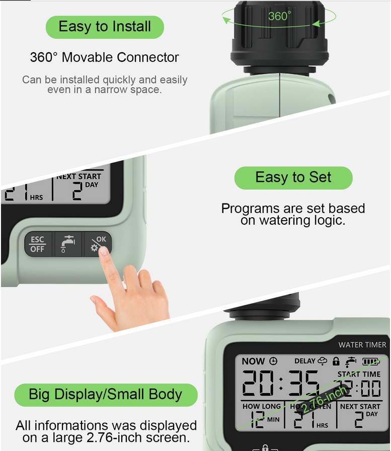 Automatic Water Timer Garden Digital Irrigation