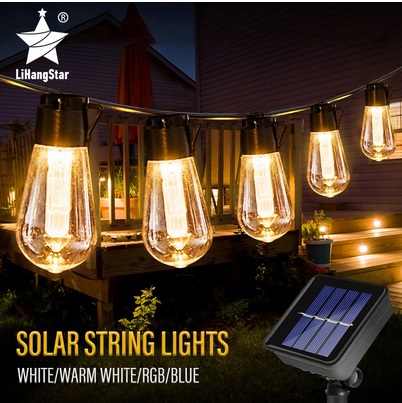 LED Solar String Lights IP65 Waterproof Outdoor Decoration