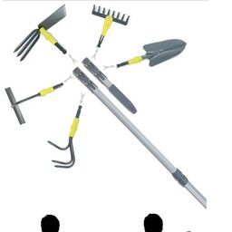 7-Piece Stainless Steel Garden Hand Tool Set with Tool Bag