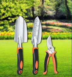 3 Pieces Aluminum Alloy Tree Branch Pruner Garden Clippers Hand Shovel Tool Set